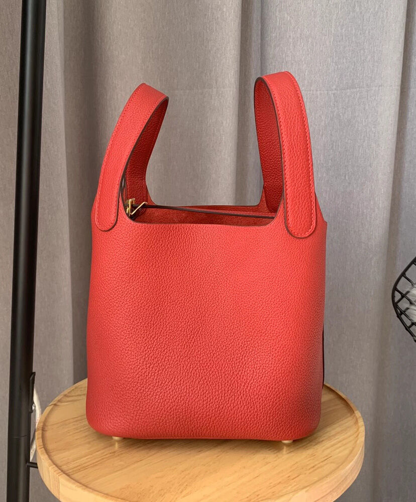 Hermes Picotin Lock Bag 22cm Red