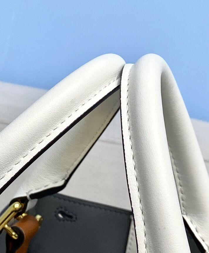 Fendi Peekaboo X-Tote Small White