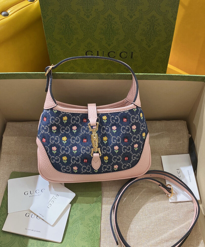 Gucci Jackie 1961 Mini Shoulder Bag Blue