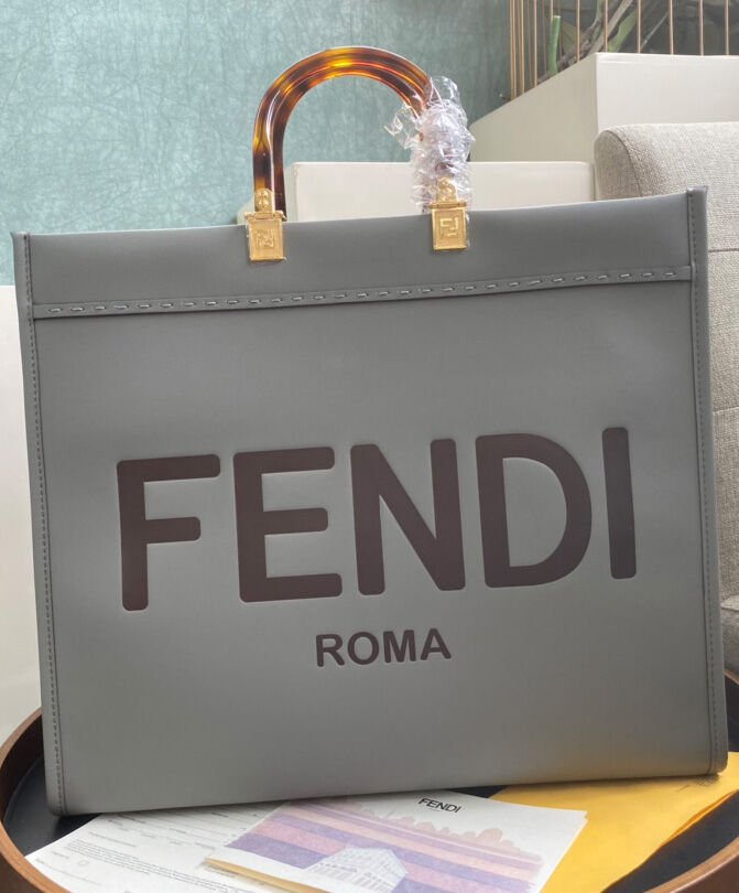 Fendi Sunshine Shopper 8BH372 Gray
