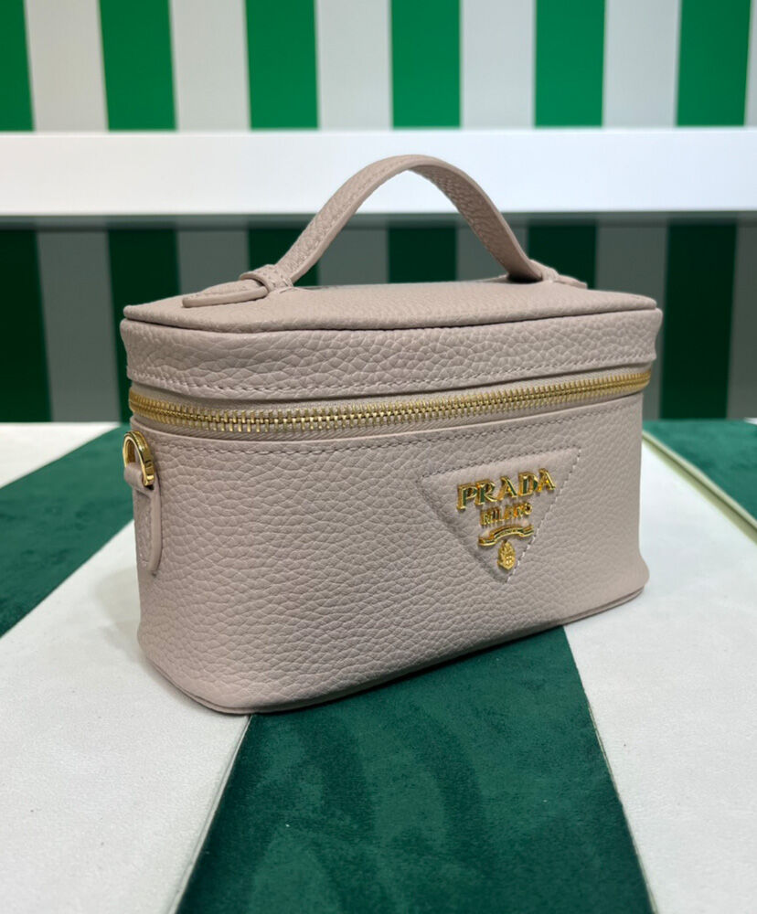 Prada Leather Mini-bag 1BH202 Pink