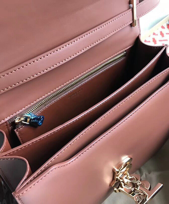 Burberry Medium Leather TB Bag Coffee