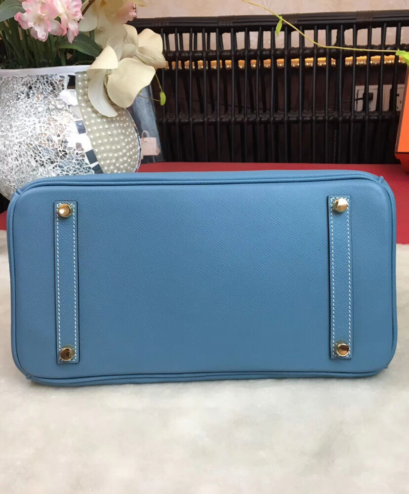 Hermes Birkin 30 Epsom Leather Blue