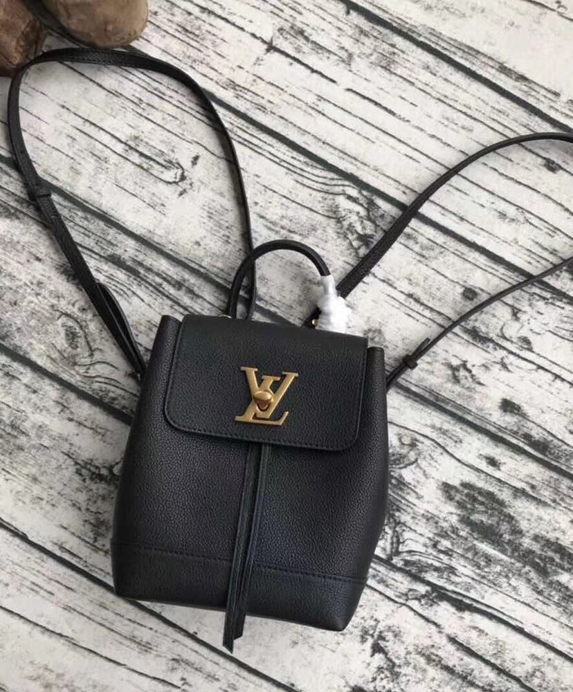 Louis Vuitton Lockme Backpack Mini 54573 Black
