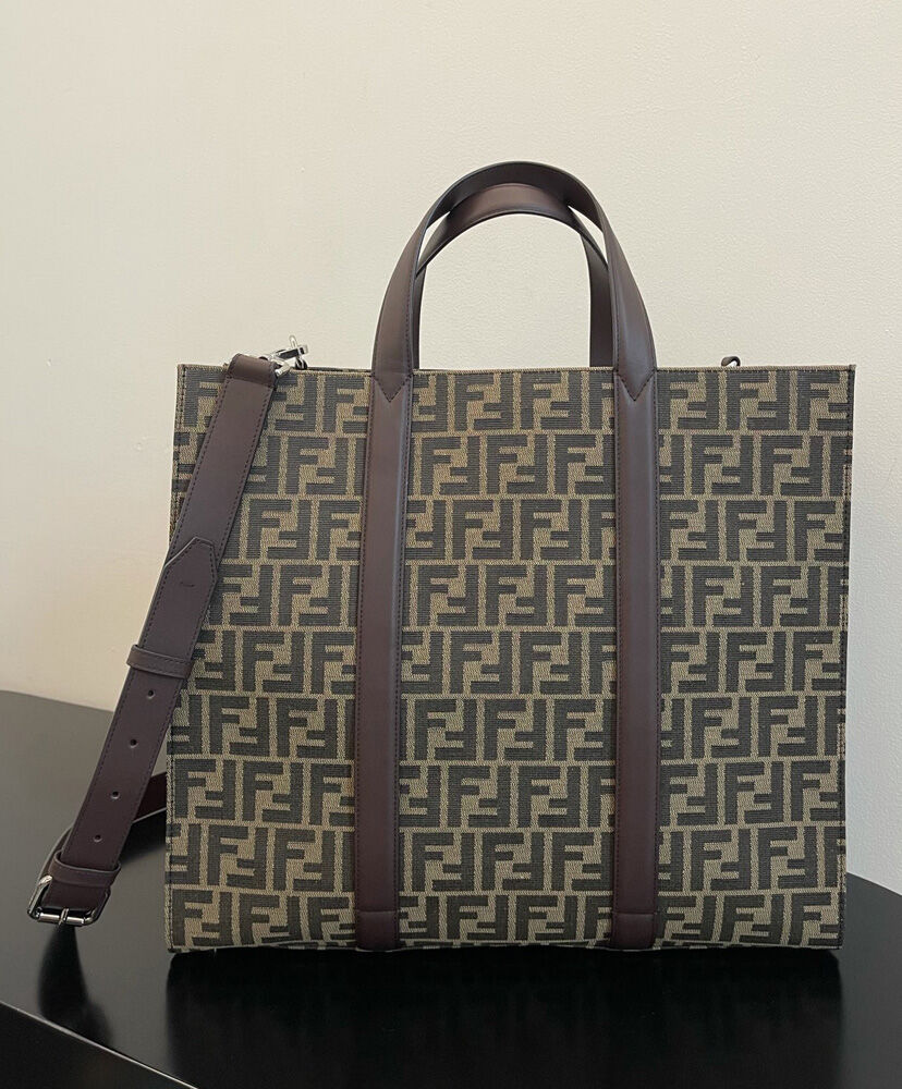 Fendi Shopper 7VA390 Coffee