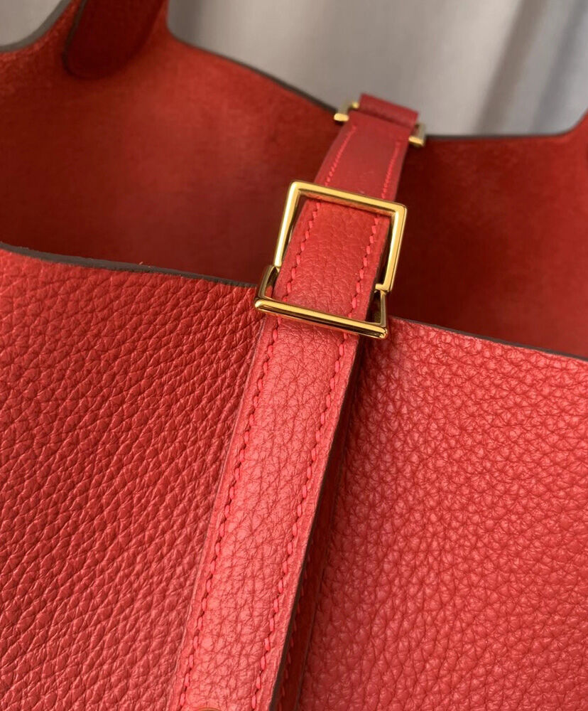 Hermes Picotin Lock Bag 22cm Red