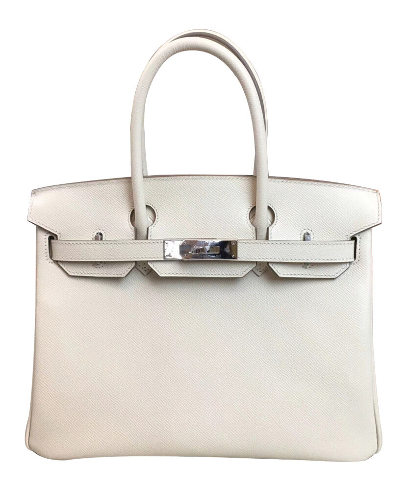 Hermes Birkin 30 Epsom Leather White