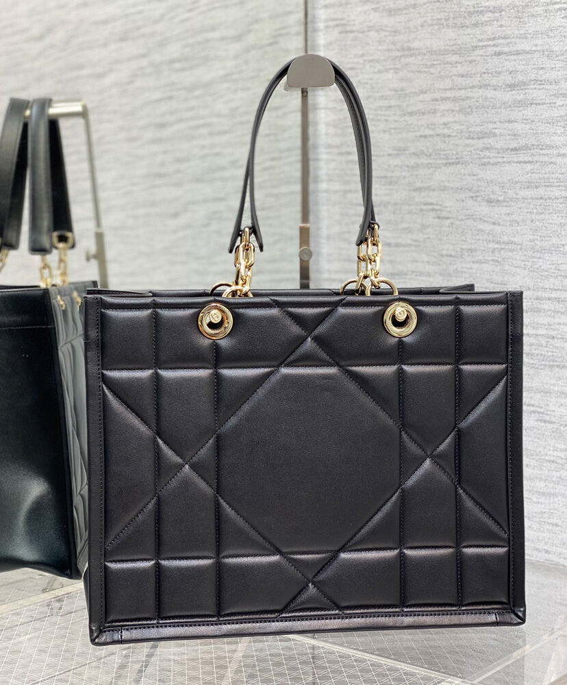 Christian Dior Medium Dior Essential Tote Bag Black