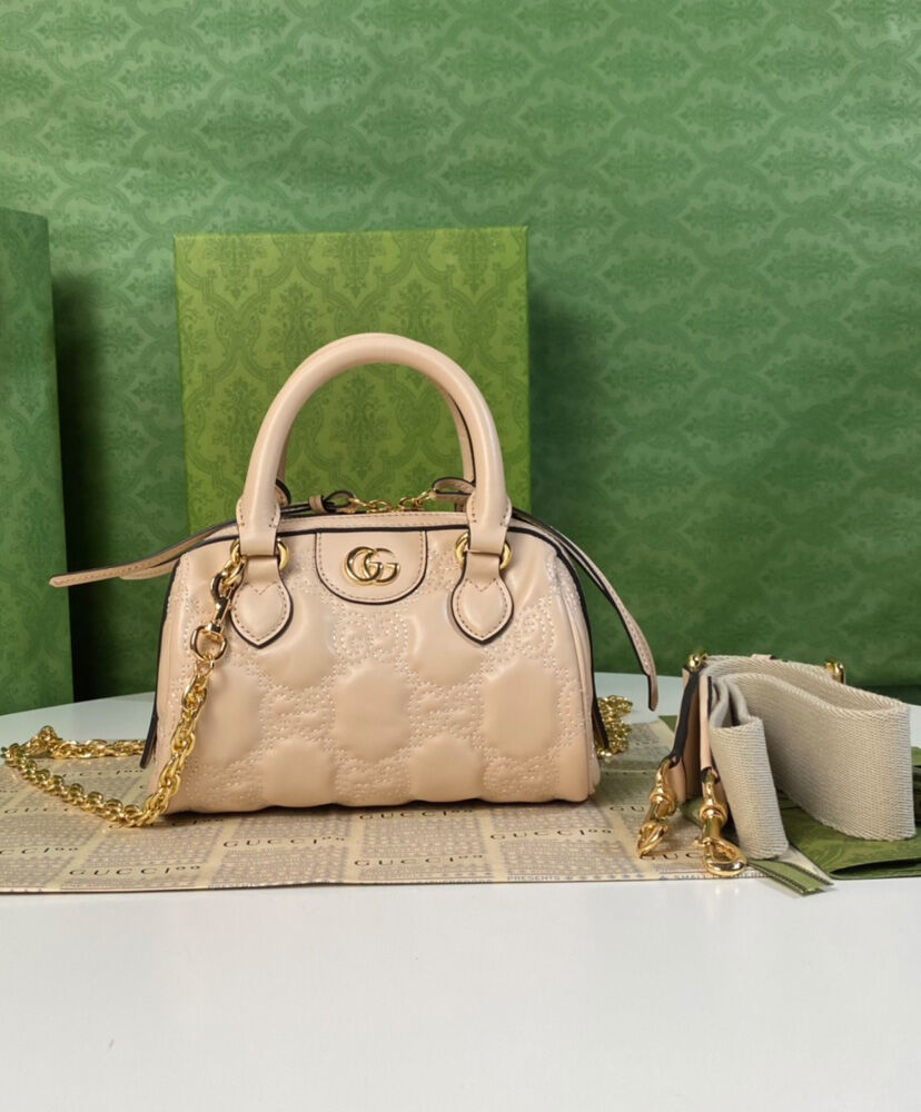 Gucci GG Matelasse Leather Mini Bag 702251 Cream