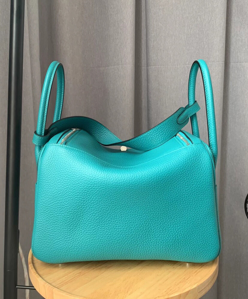 Hermes Linda Bag 26 Togo Leather Light Green