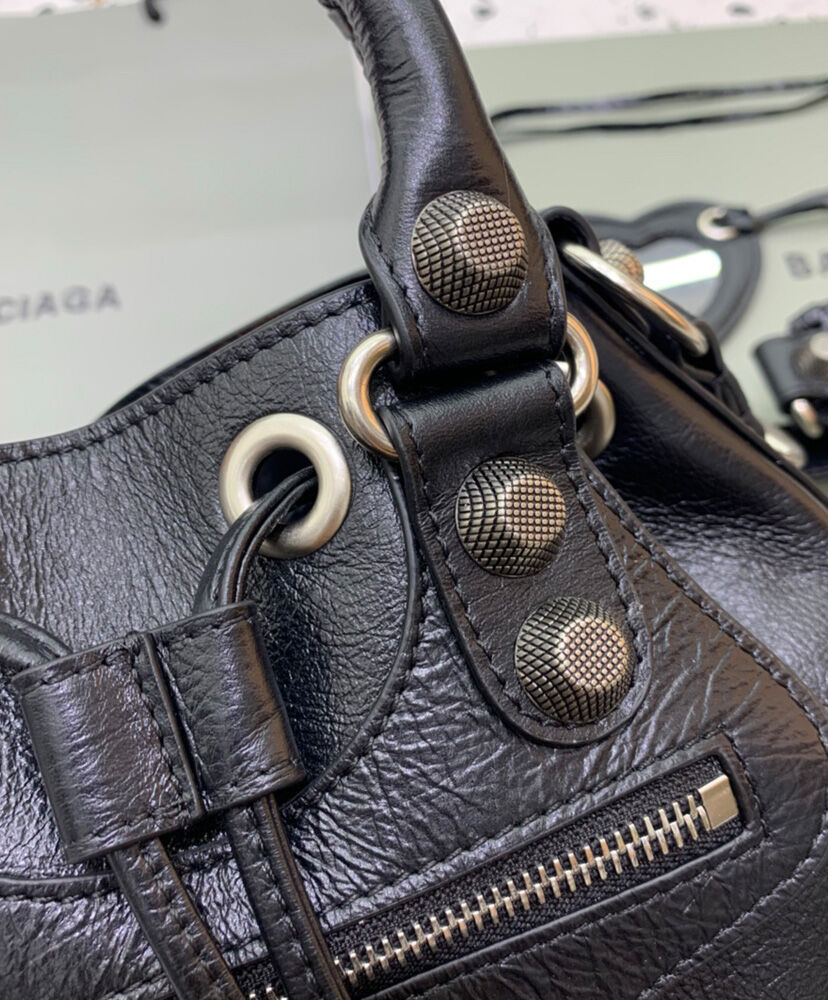 Balenciaga Le Cagole Small Bucket Bag Black