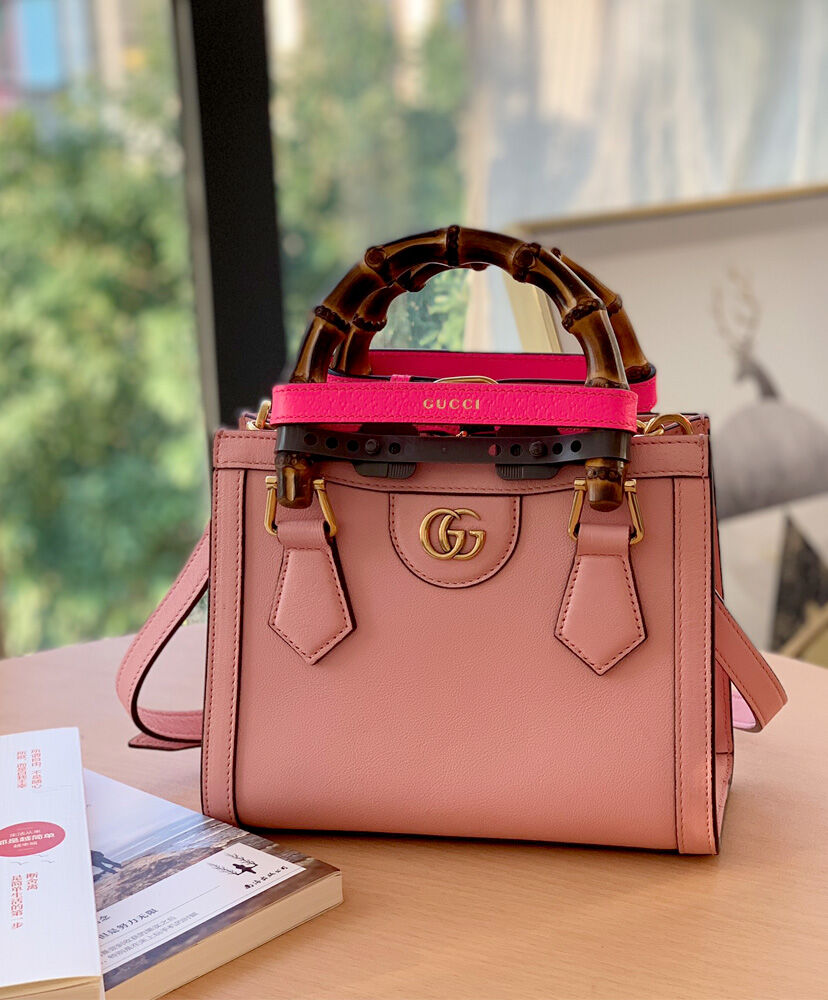 Gucci Diana Mini Tote Bag 655661 Pink