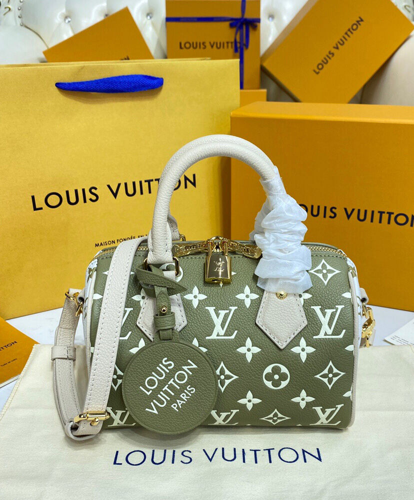 Louis Vuitton Speedy Bandouliere 20 Bag M46088 M46118 Green