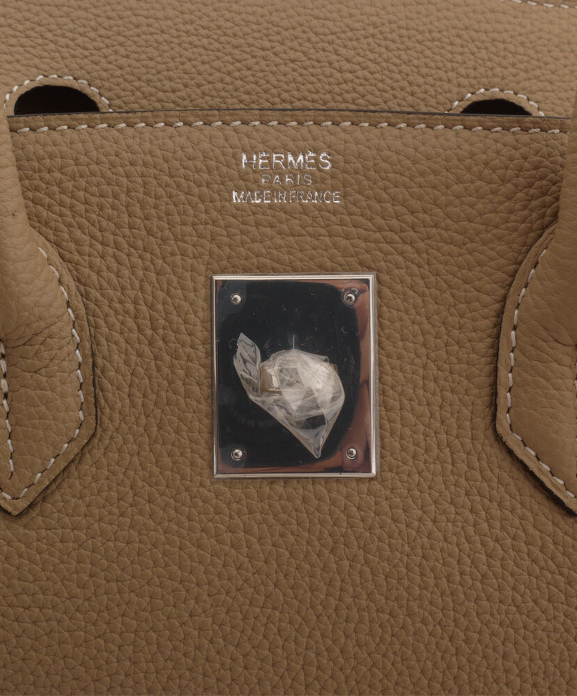 Hermes Birkin 30 Bag Togo Leather Gray