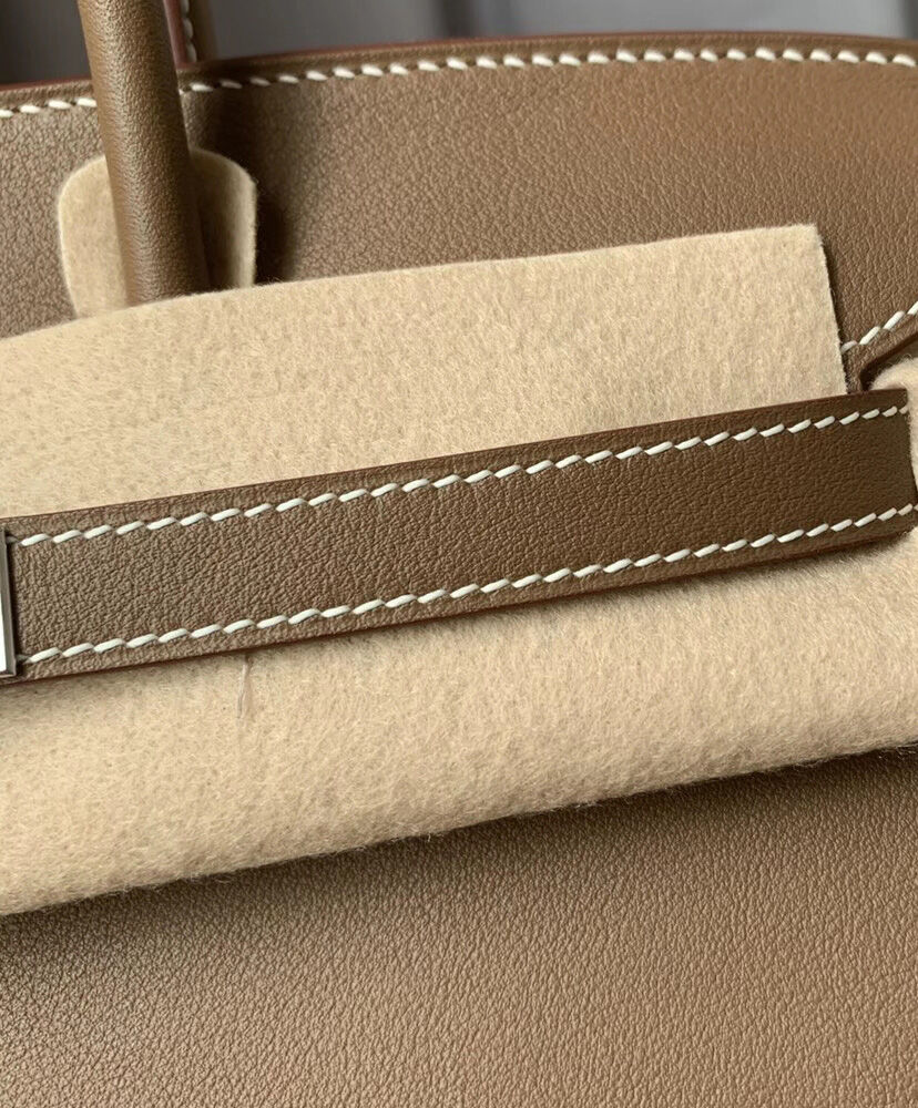 Hermes Birkin 25 Swift Leather Gray