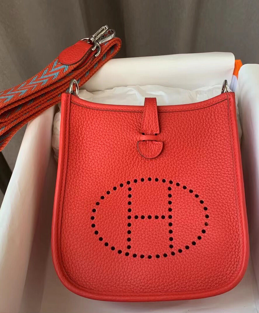 Hermes Evelyne 16 Amazone Bag Red