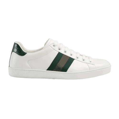 GUCCI ACE LEATHER SNEAKER   GC34