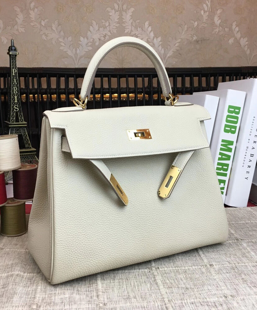 Hermes Kelly Bag 28 Togo Leather Cream