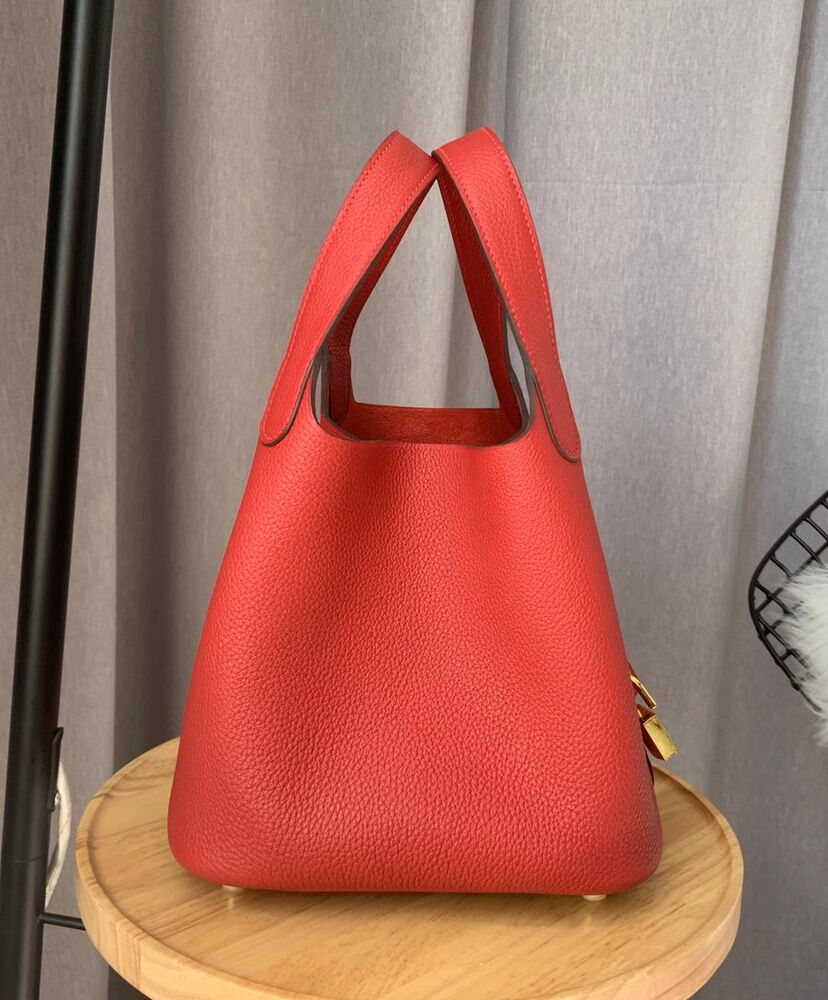 Hermes Picotin Lock Bag 22cm Red