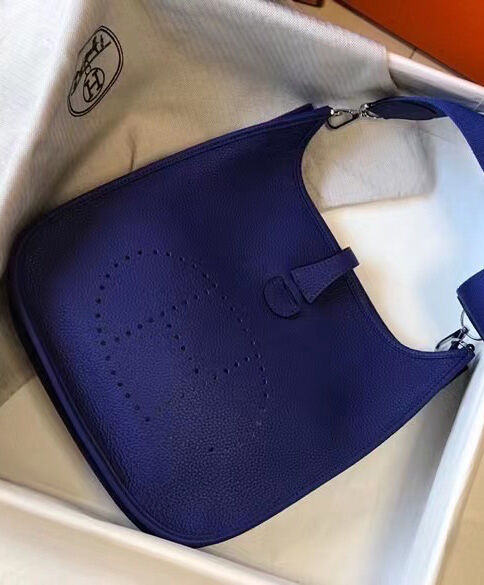 Hermes Evelyne III 29 Bag Dark Blue