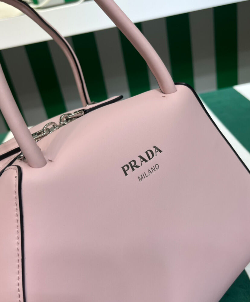 Prada Small Leather Prada Supernova Handbag 1BA366 Pink
