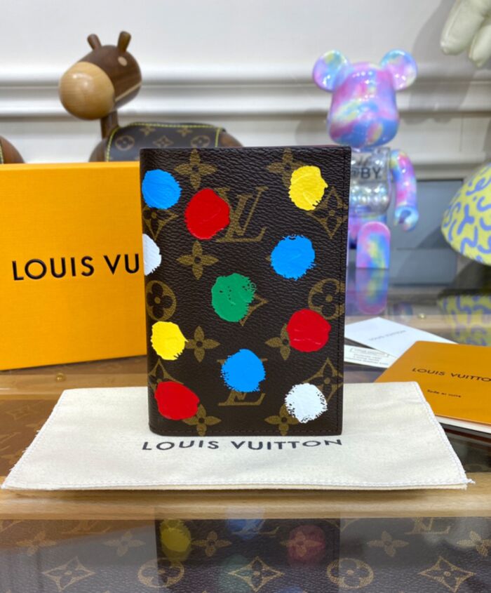 Louis Vuitton LV x YK Passport Cover M81994 Brown
