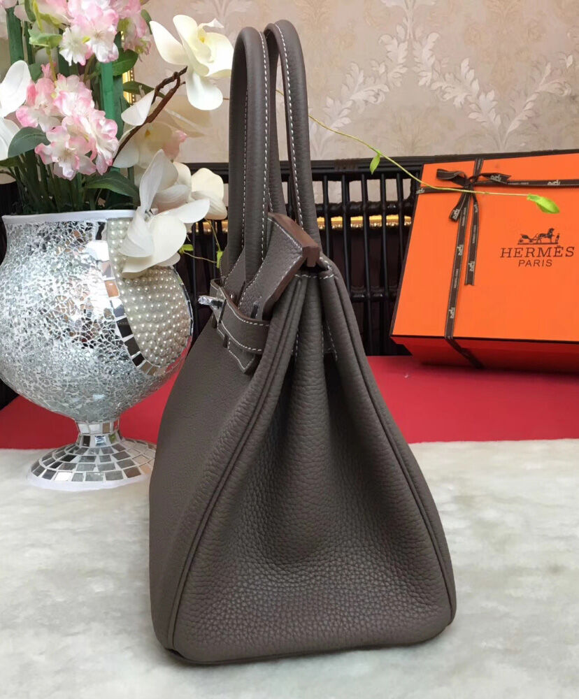 Hermes Birkin 30 Togo Leather Dark Gray
