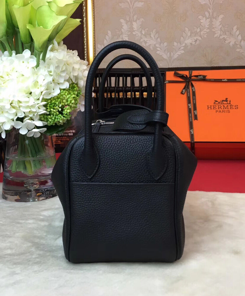 Hermes Linda Bag 26 Togo Leather Black
