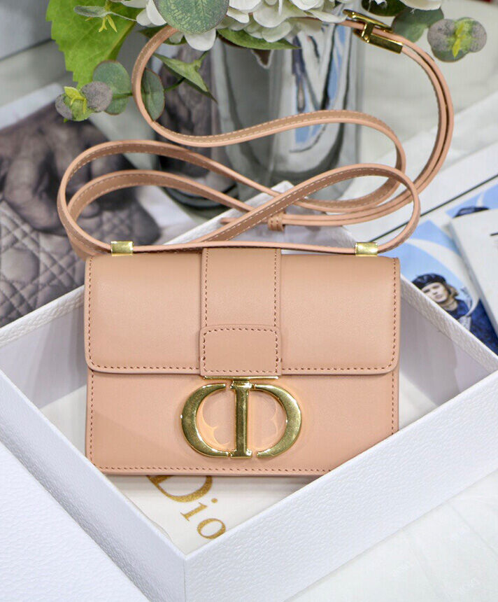Christian Dior Micro 30 Montaigne Bag Apricot