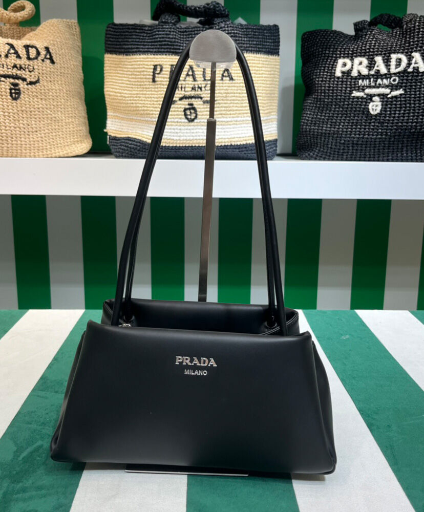 Prada Small Leather Bag Black