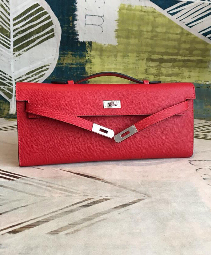 Hermes Kelly Cut Rouge H Red