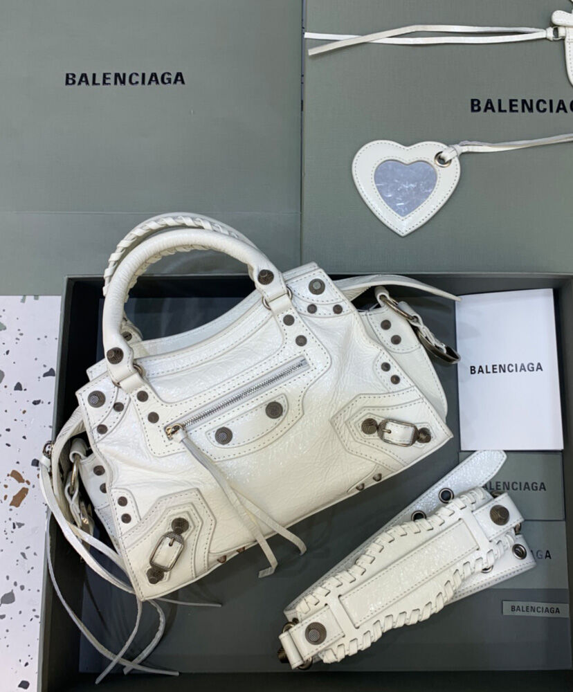 Balenciaga Neo Cagole XS Handbag Cream