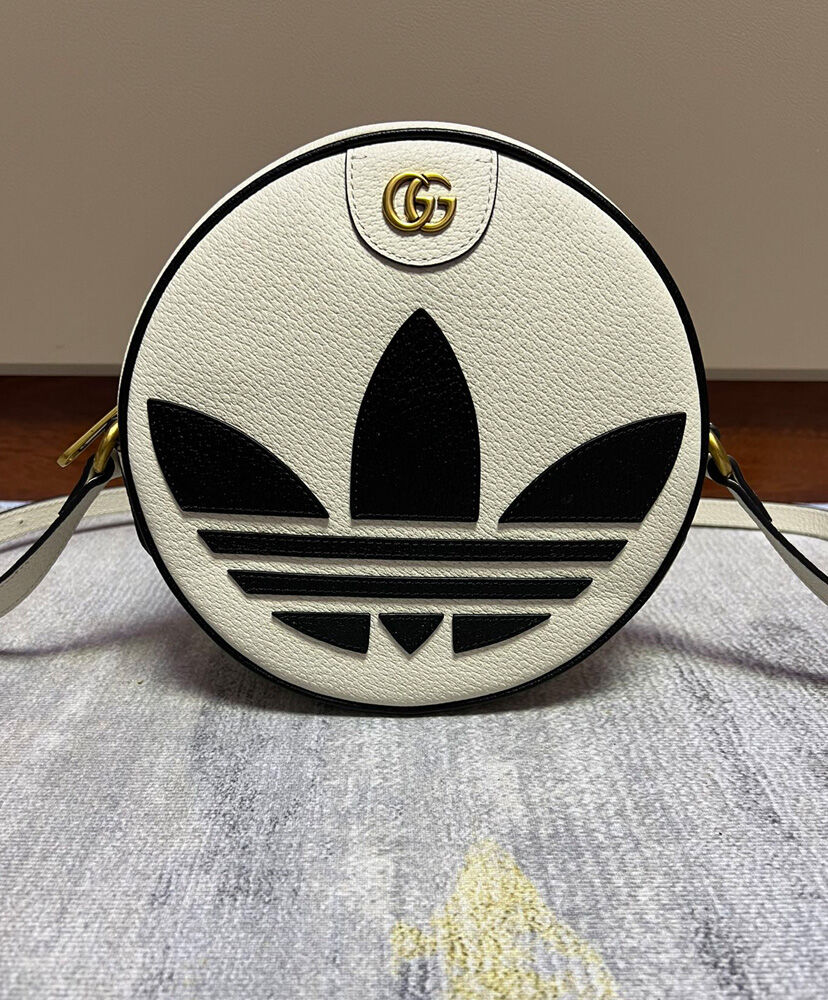 Gucci x Adidas Ophidia Shoulder Bag Cream