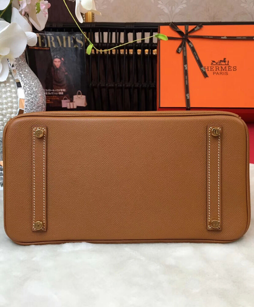 Hermes Birkin 30 Epsom Leather Light Coffee