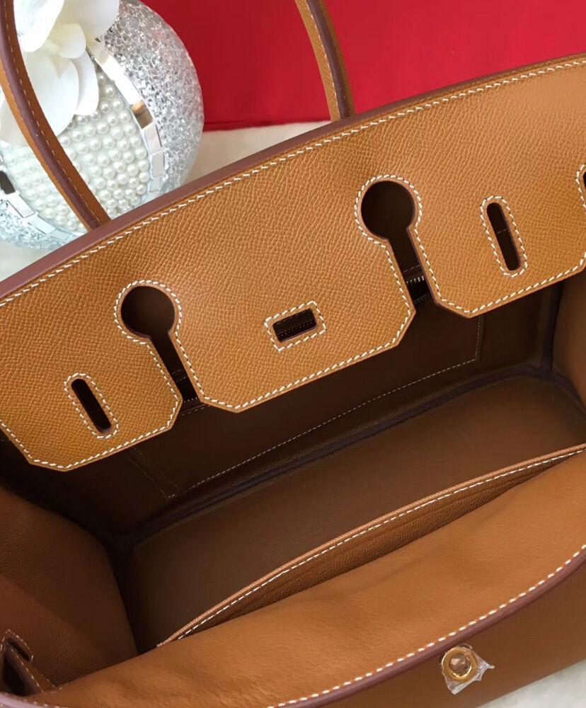 Hermes Birkin 30 Epsom Leather Light Coffee