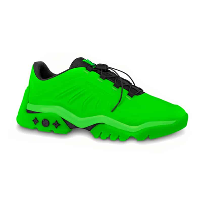 Louis Vuitton Millenium Sneakers In Green   LV271