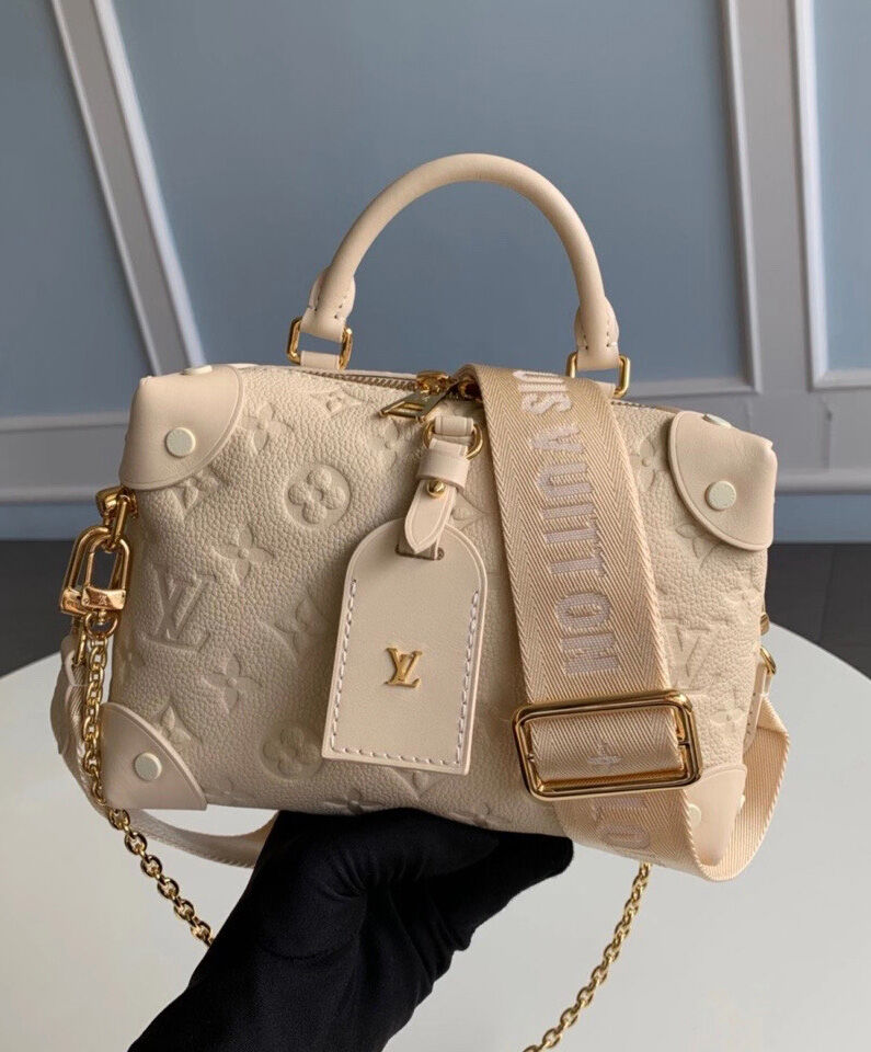 Louis Vuitton Petite Malle Souple M45393 M45394 Cream