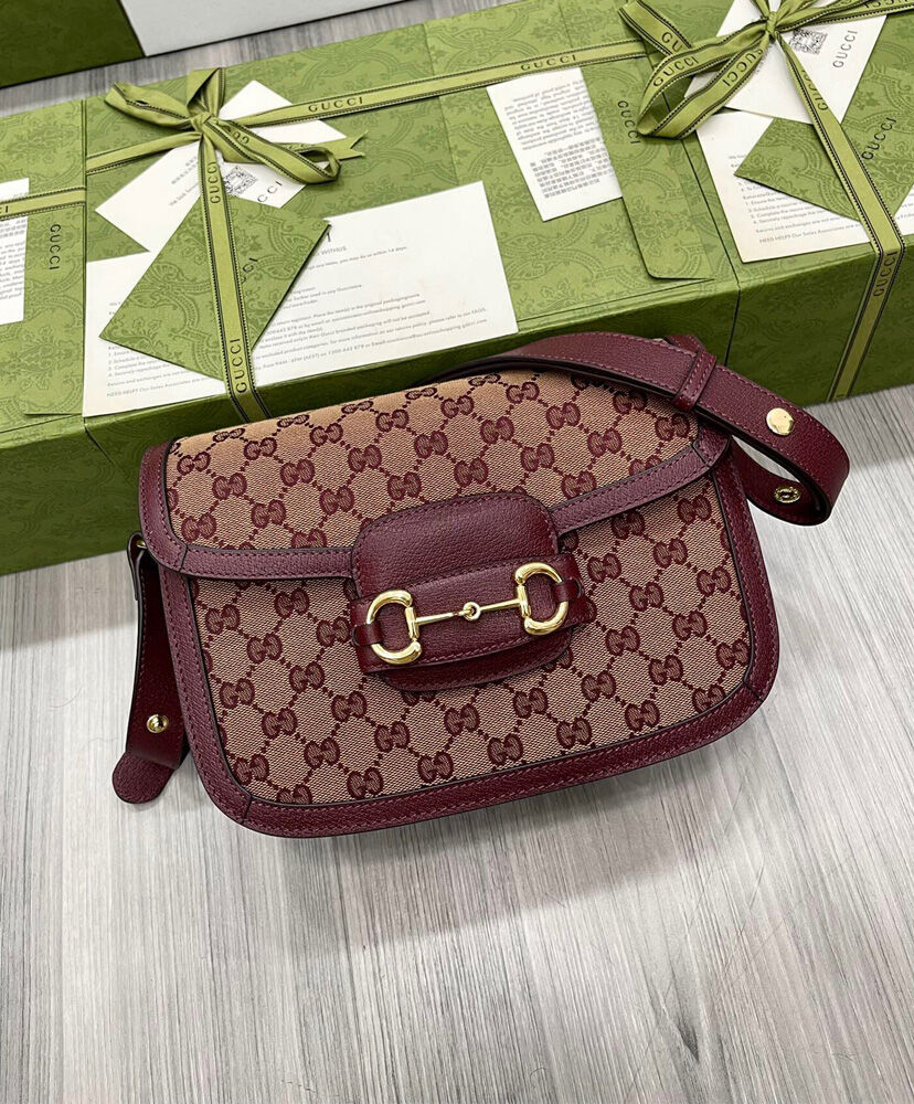Gucci Horsebit 1955 Small Bag 602204 Mauve