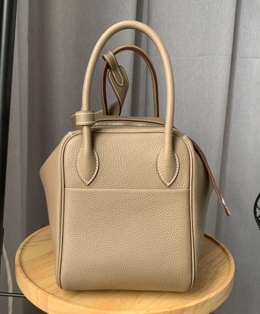 Hermes Linda Bag 26 Togo Leather Gray
