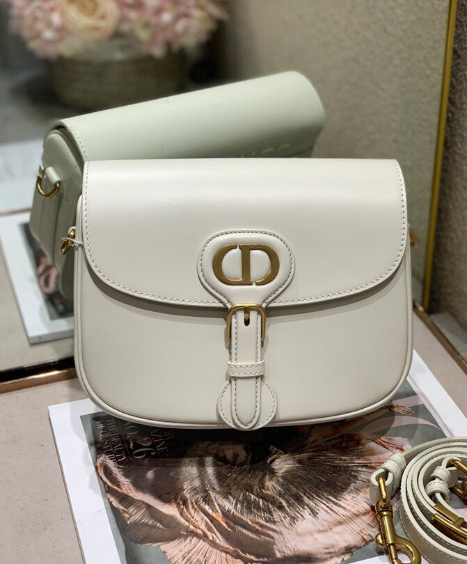 Christian Dior Medium Dior Bobby Bag Cream