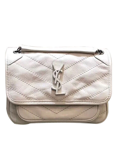 Saint Laurent Baby Niki Chain Bag 5330370 White