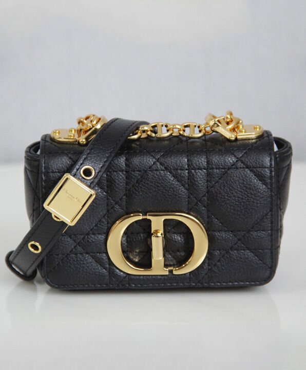 Christian Dior Micro Dior Caro Bag Black