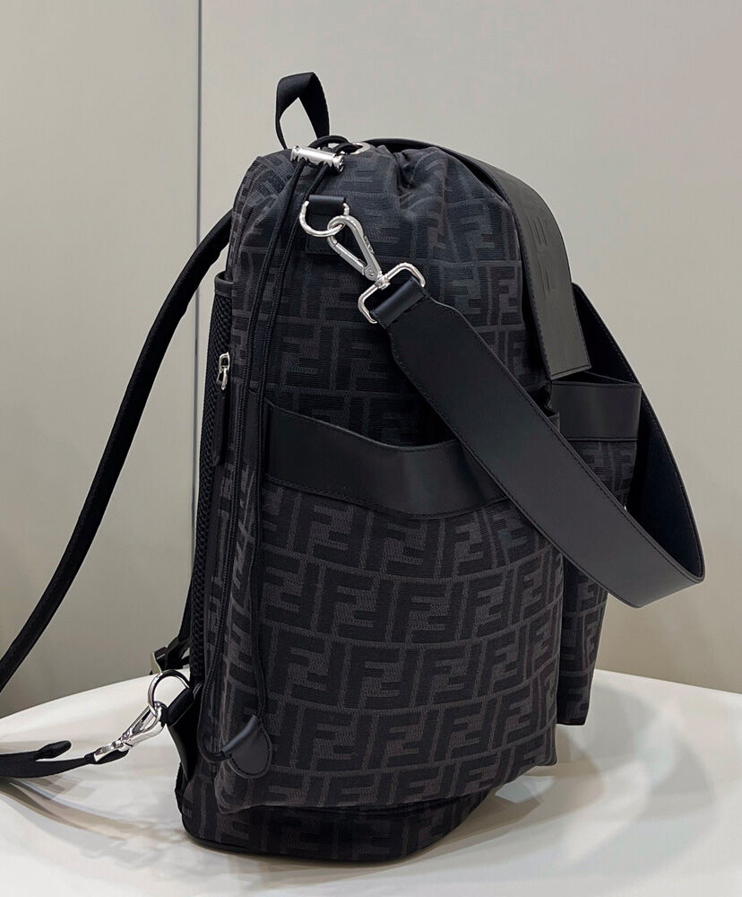 Fendi Drawstring Backpack 7VZ056 Black