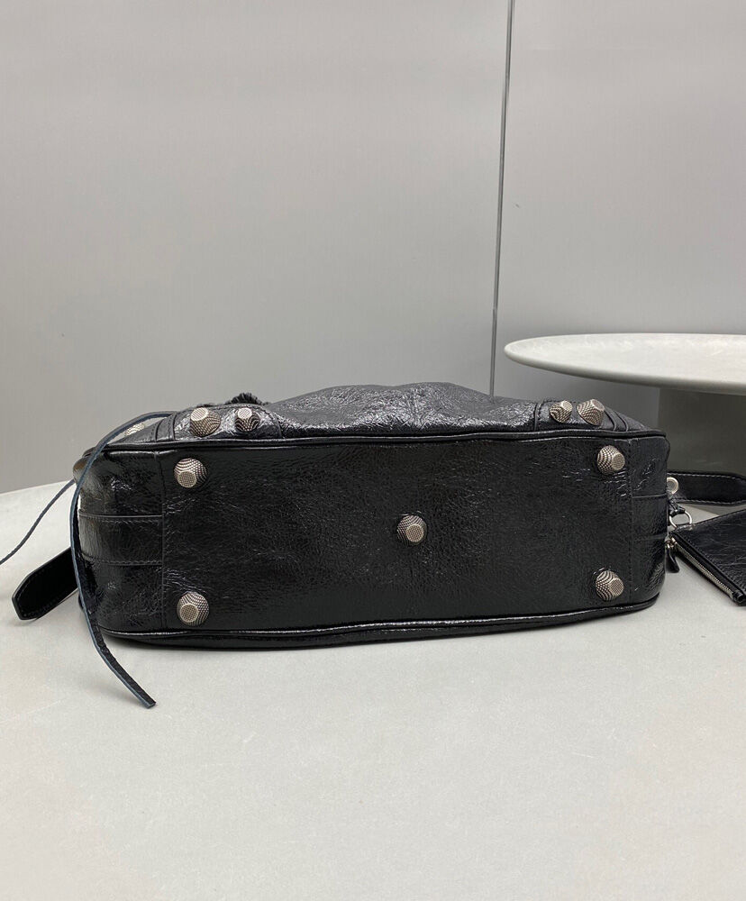 Balenciaga Le Cagole Medium Shoulder Bag Black