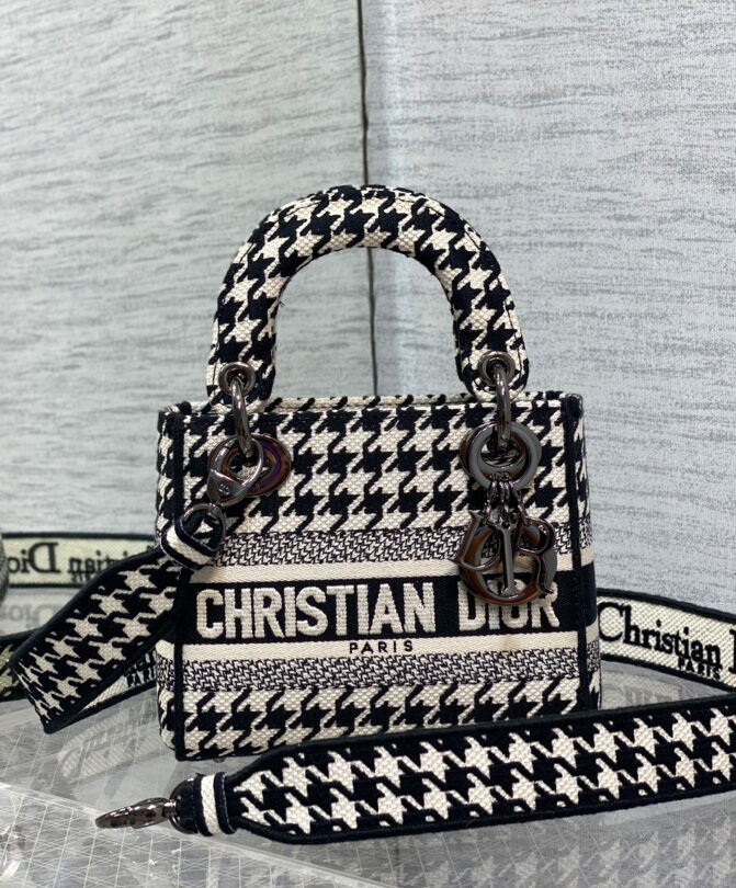 Christian Dior Mini Lady D-Lite Bag Black