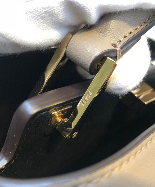 Fendi Peekaboo Essentially 8BN302 Light Gray