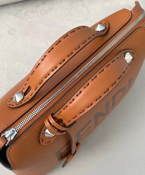 Fendi Medium By The Way Boston Bag 8BL146 Coffee