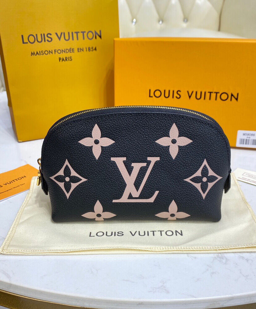 Louis Vuitton Pochette Cosmetique PM M45951 M59086 Black