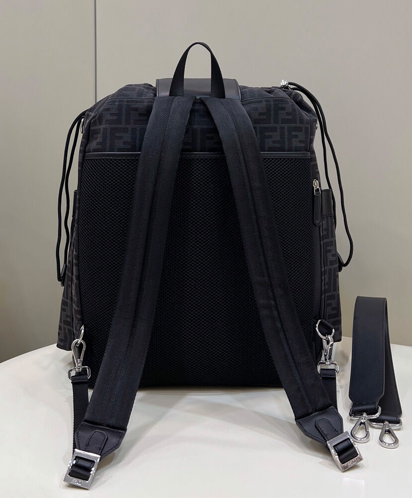 Fendi Drawstring Backpack 7VZ056 Black
