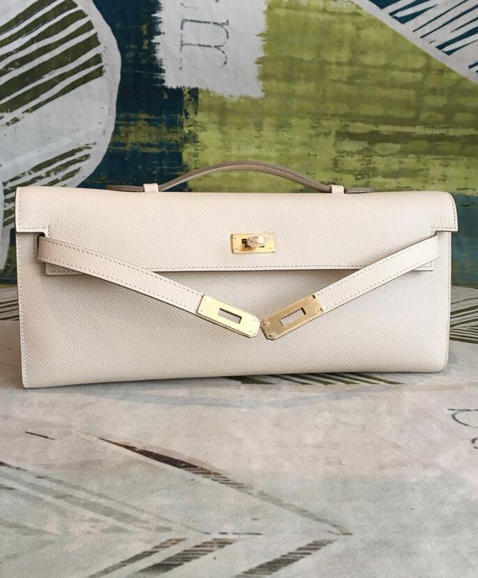 Hermes Kelly Cut Rouge H Cream